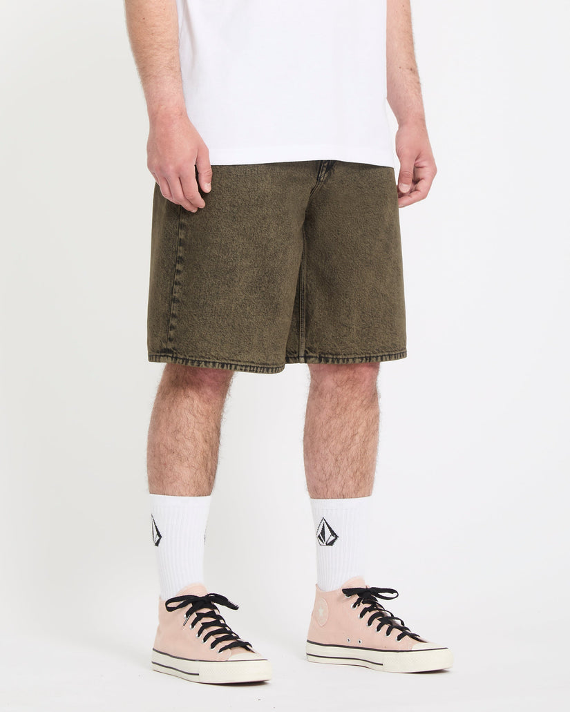 Pantalón corto vaquero Billow 22" - Sage Leaf