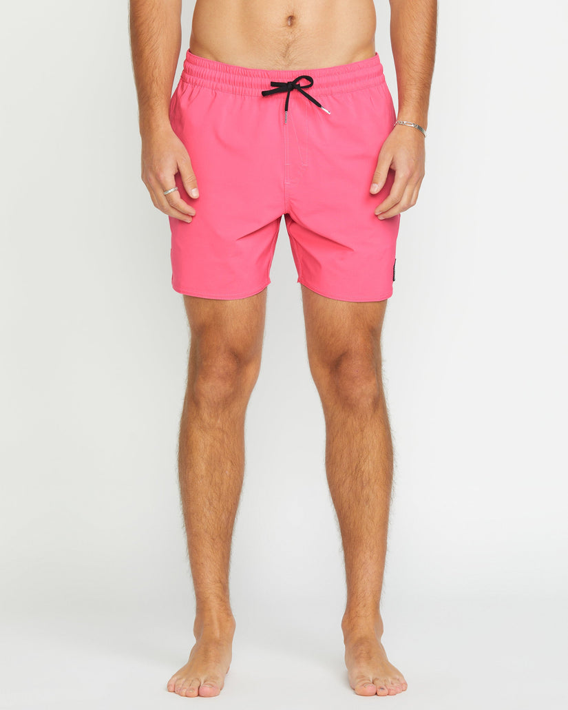 Bañador Lido Solid Trunk 16" - NEON PINK