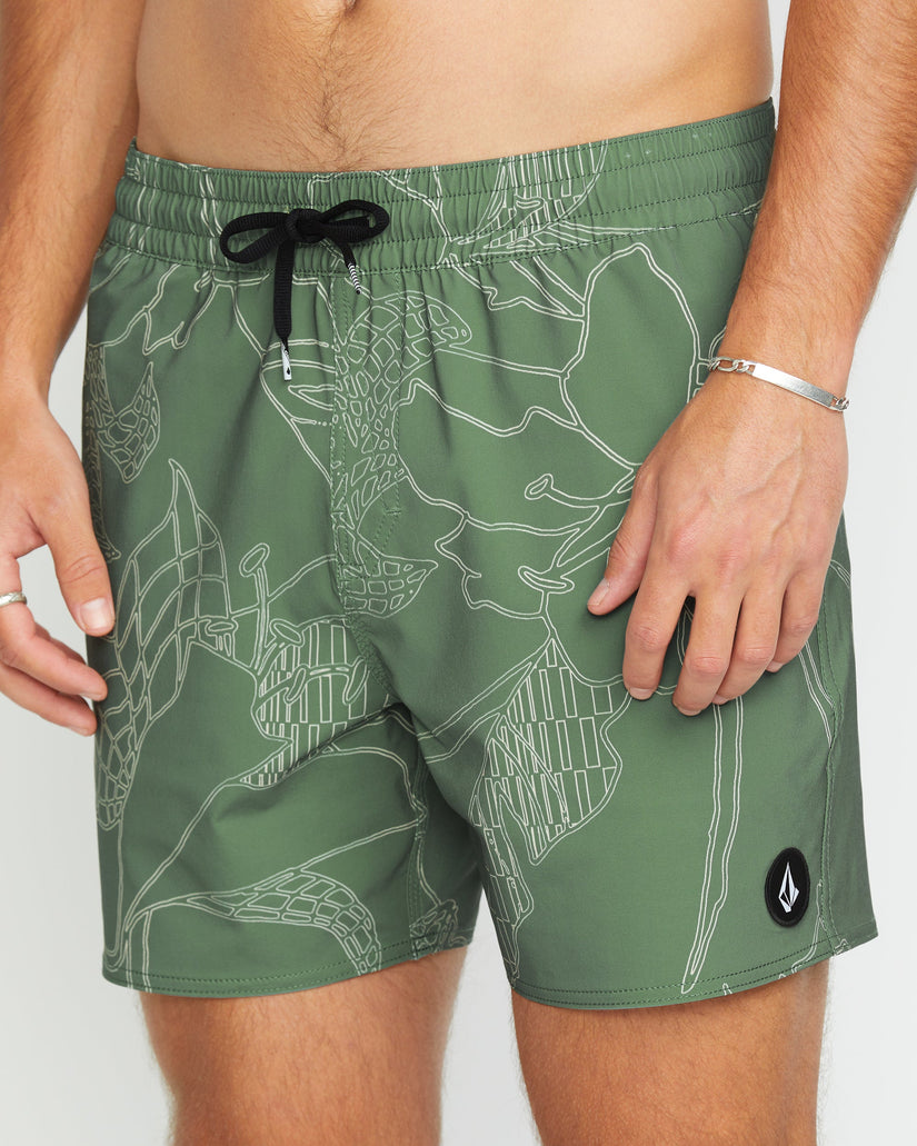 Bañador Bob Lido Print Trunk 16" - LIGHT OLIVE