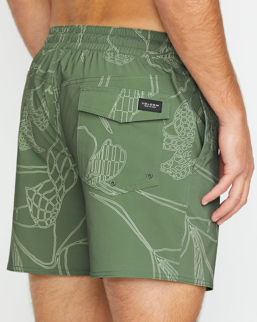 Bañador Bob Lido Print Trunk 16" - LIGHT OLIVE