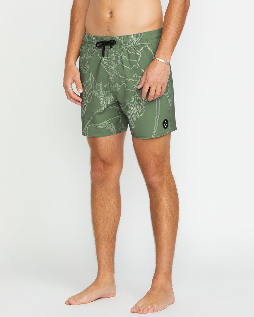 Bañador Bob Lido Print Trunk 16" - LIGHT OLIVE