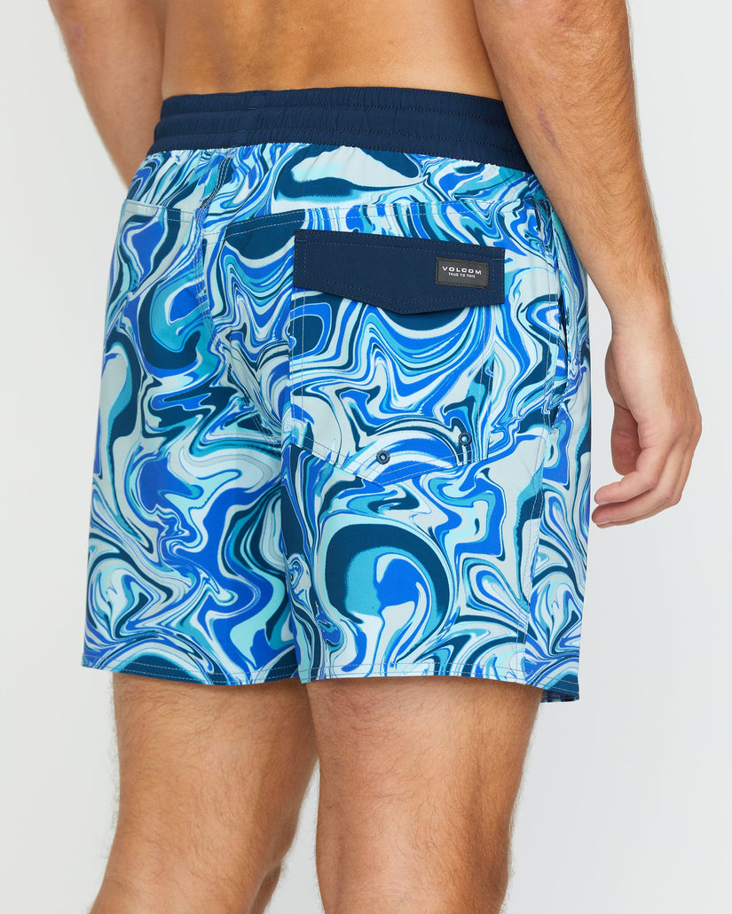 Bañador Bob Lido Print Trunk 16" - NAVY