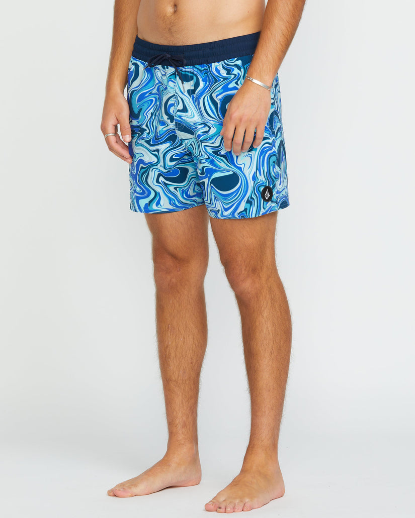 Bañador Bob Lido Print Trunk 16" - NAVY