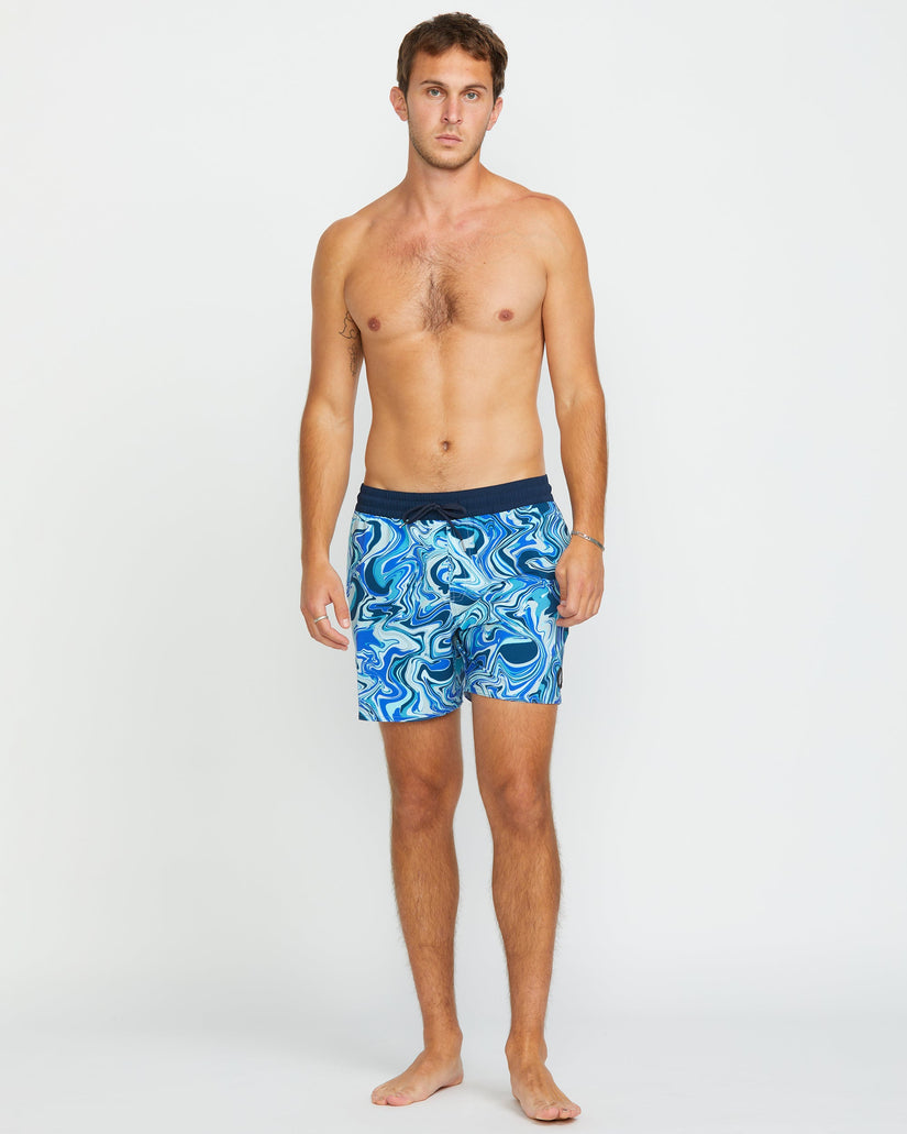 Bañador Bob Lido Print Trunk 16" - NAVY