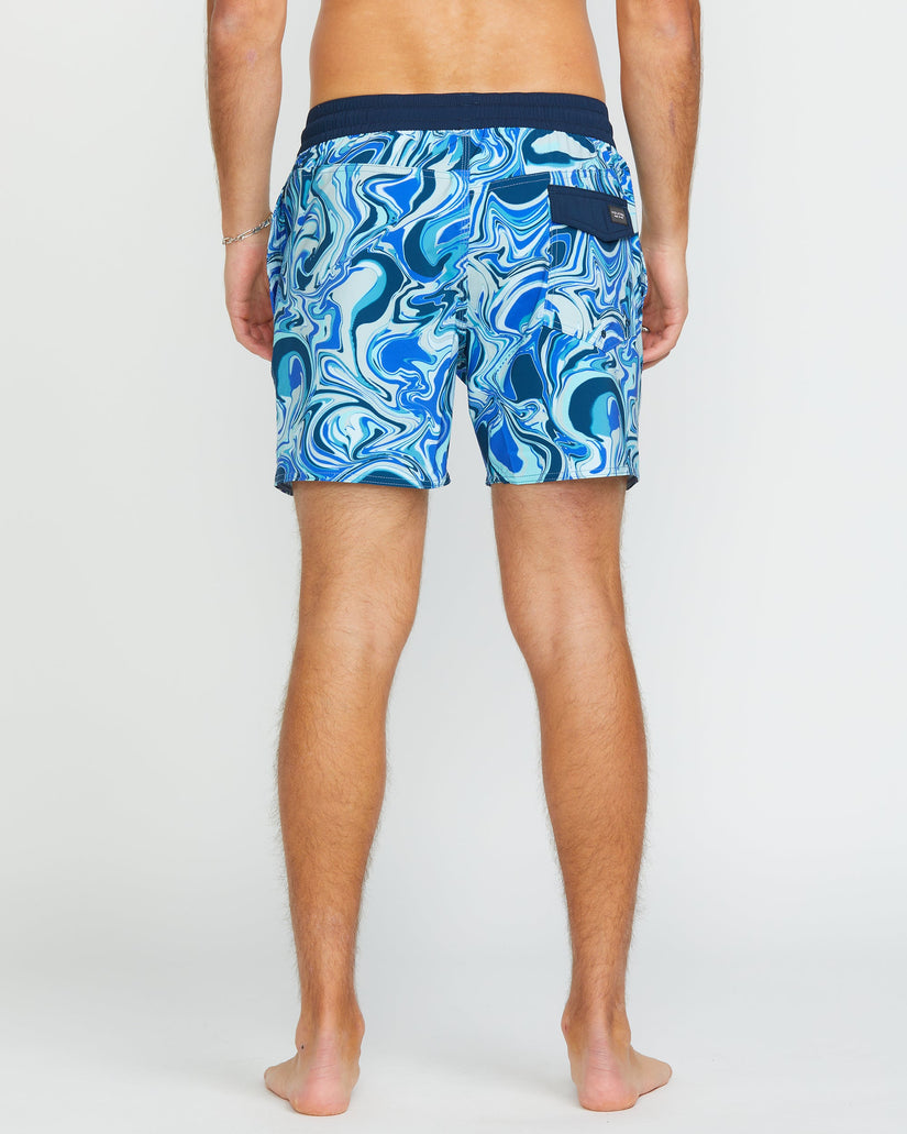 Bañador Bob Lido Print Trunk 16" - NAVY