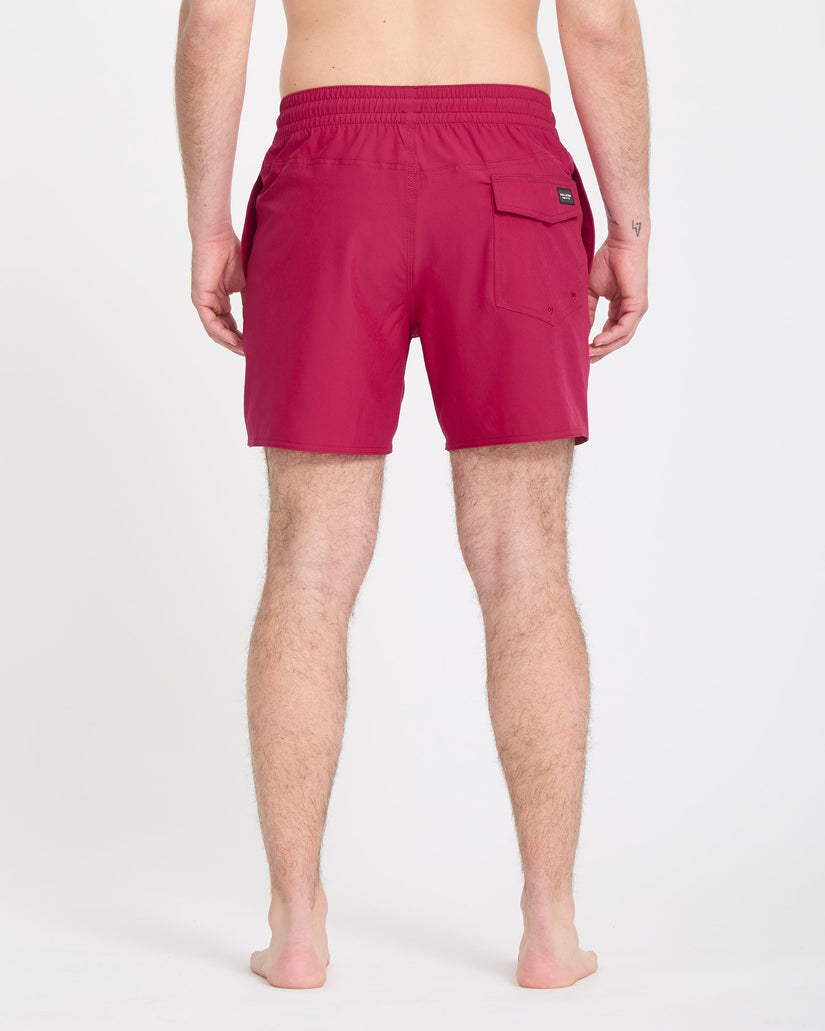 Bañador Lido Solid Trunk 16" - Sangria