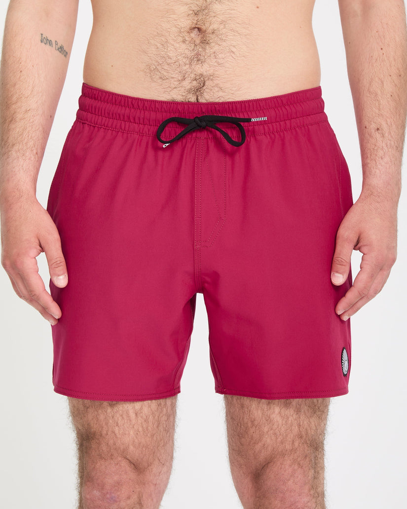 Bañador Lido Solid Trunk 16" - Sangria