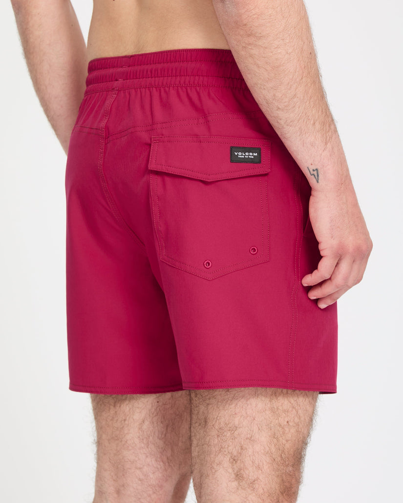 Bañador Lido Solid Trunk 16" - Sangria