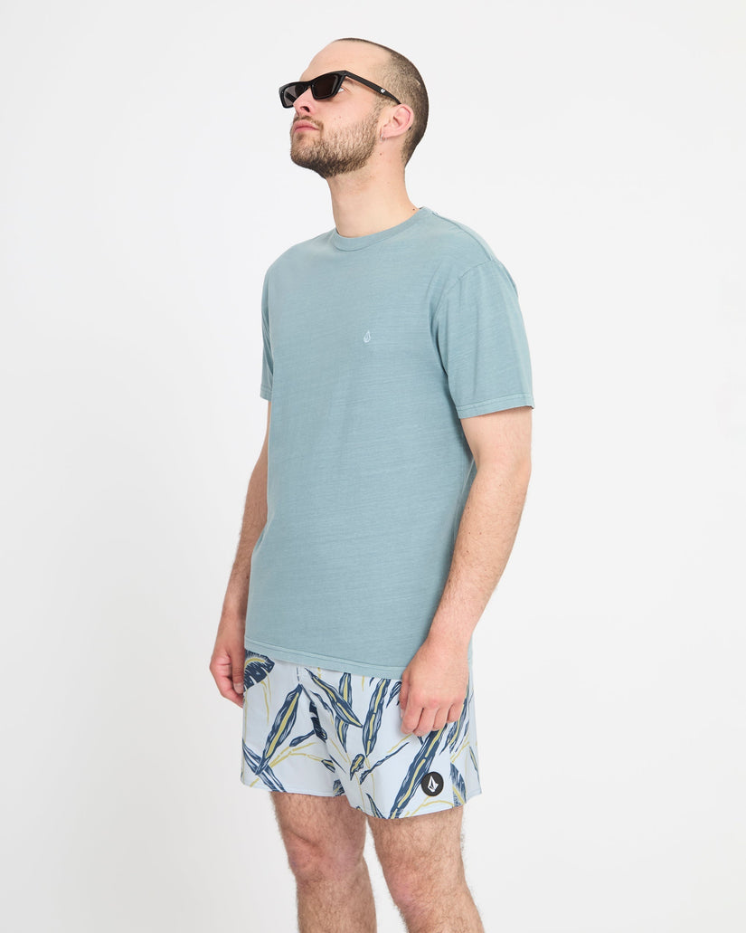 Bañador Lido Print Trunk 16" - Light Blue Acid