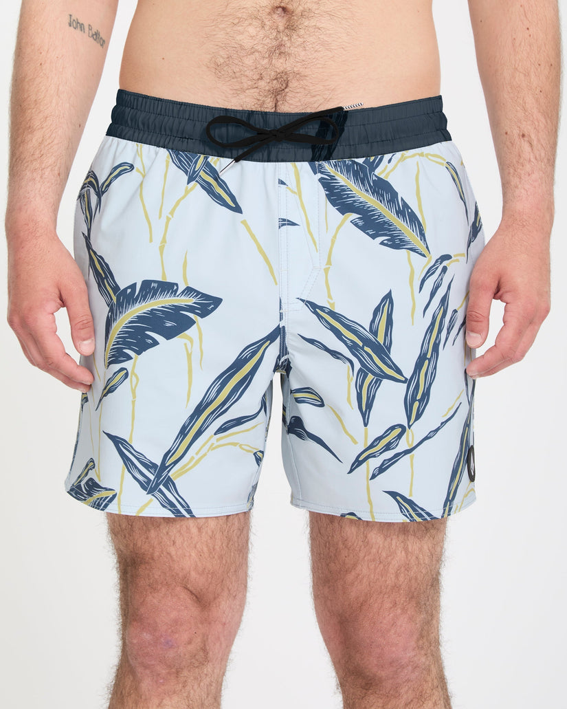 Bañador Lido Print Trunk 16" - Light Blue Acid