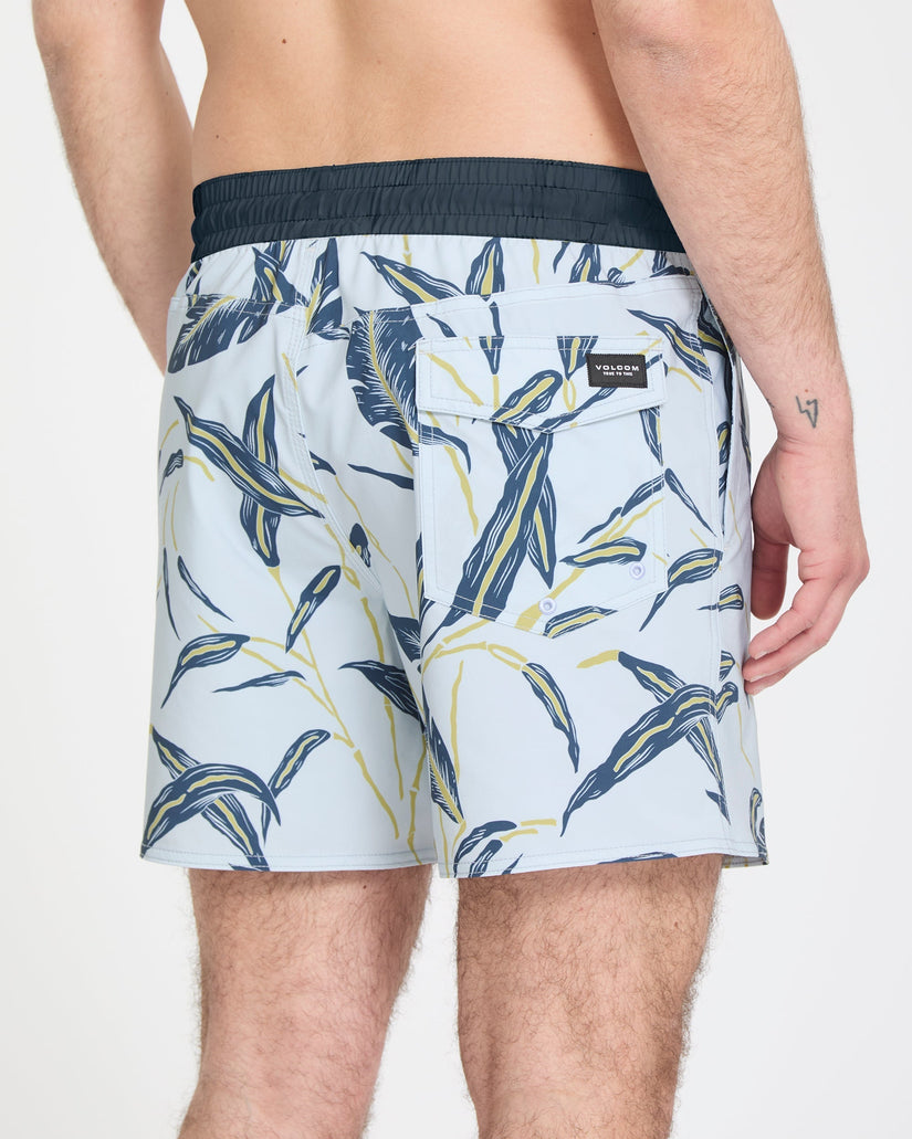 Bañador Lido Print Trunk 16" - Light Blue Acid