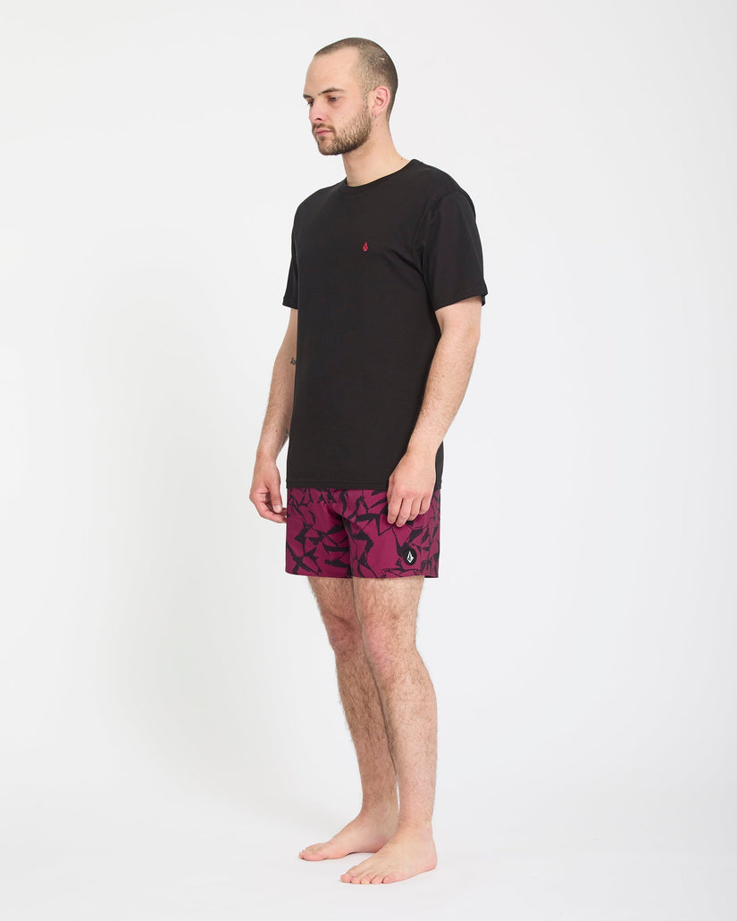 Bañador Lido Print Trunk 16" - Sangria
