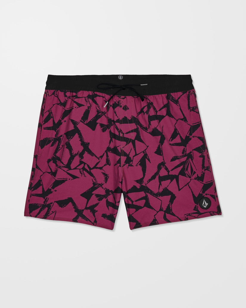 Bañador Lido Print Trunk 16" - Sangria