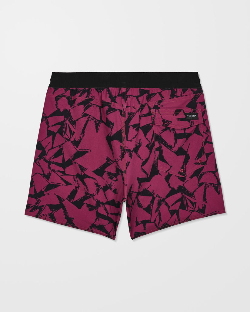 Bañador Lido Print Trunk 16" - Sangria