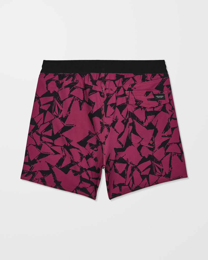 Bañador Lido Print Trunk 16" - Sangria
