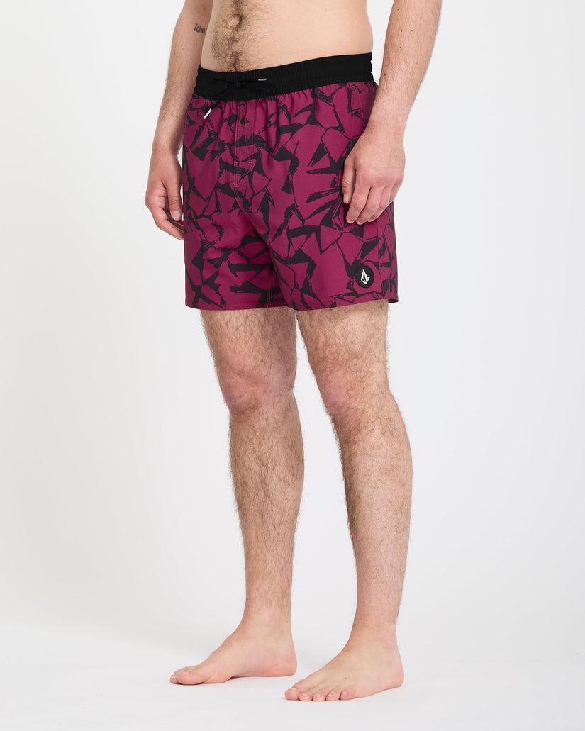 Bañador Lido Print Trunk 16" - Sangria
