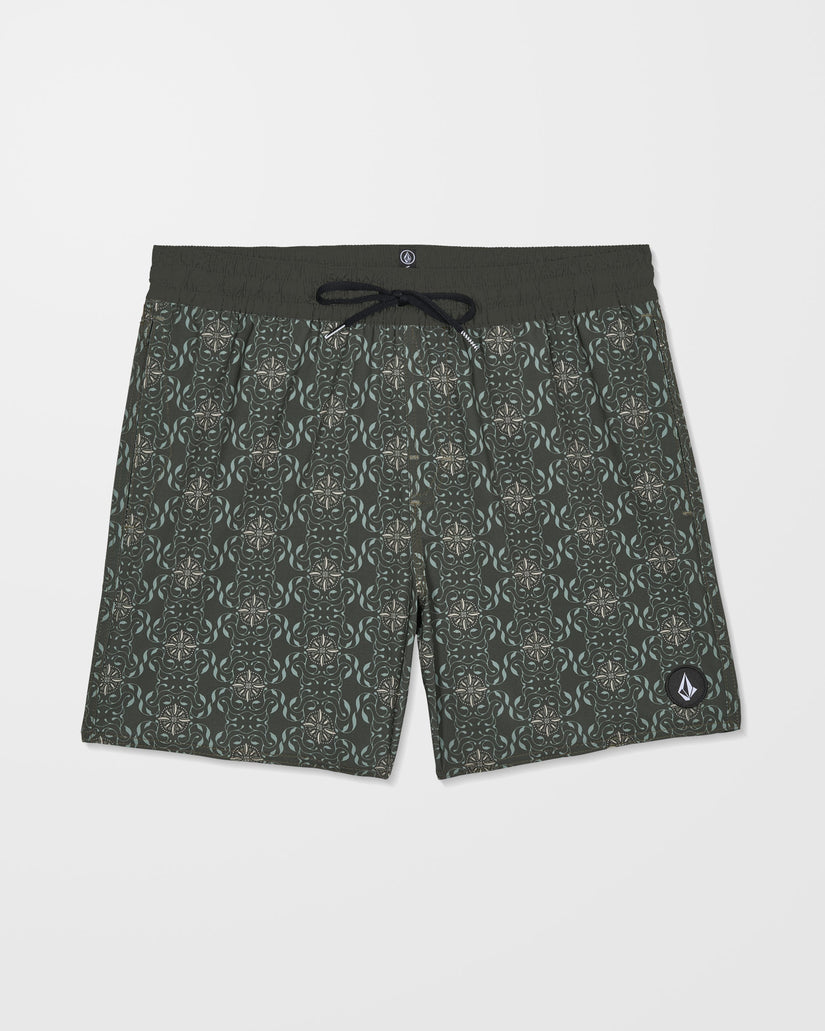 Bañador Lido Print Trunk 16" - Squadron Green