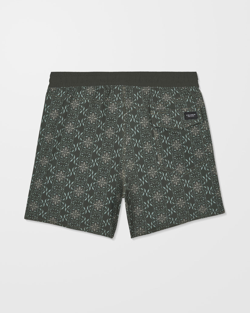 Bañador Lido Print Trunk 16" - Squadron Green