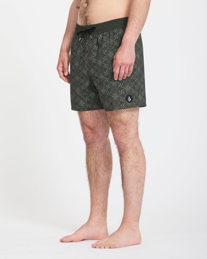 Bañador Lido Print Trunk 16" - Squadron Green