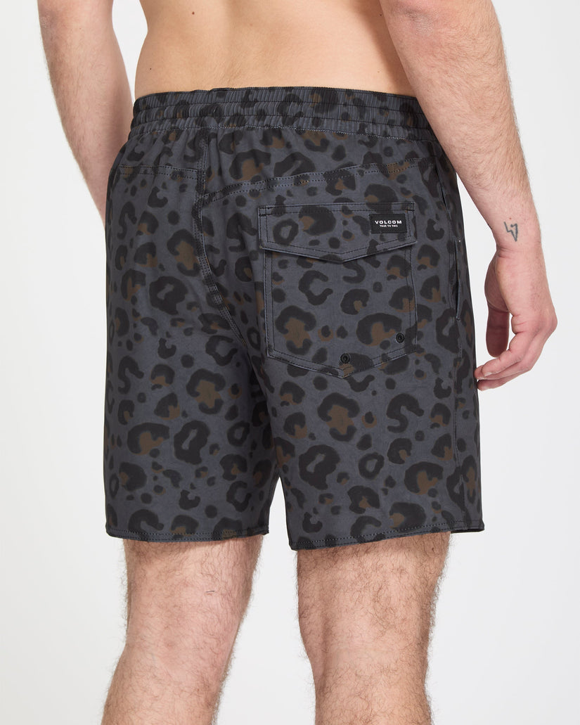 Bañador Melange Trunk 17" - Asphalt Black
