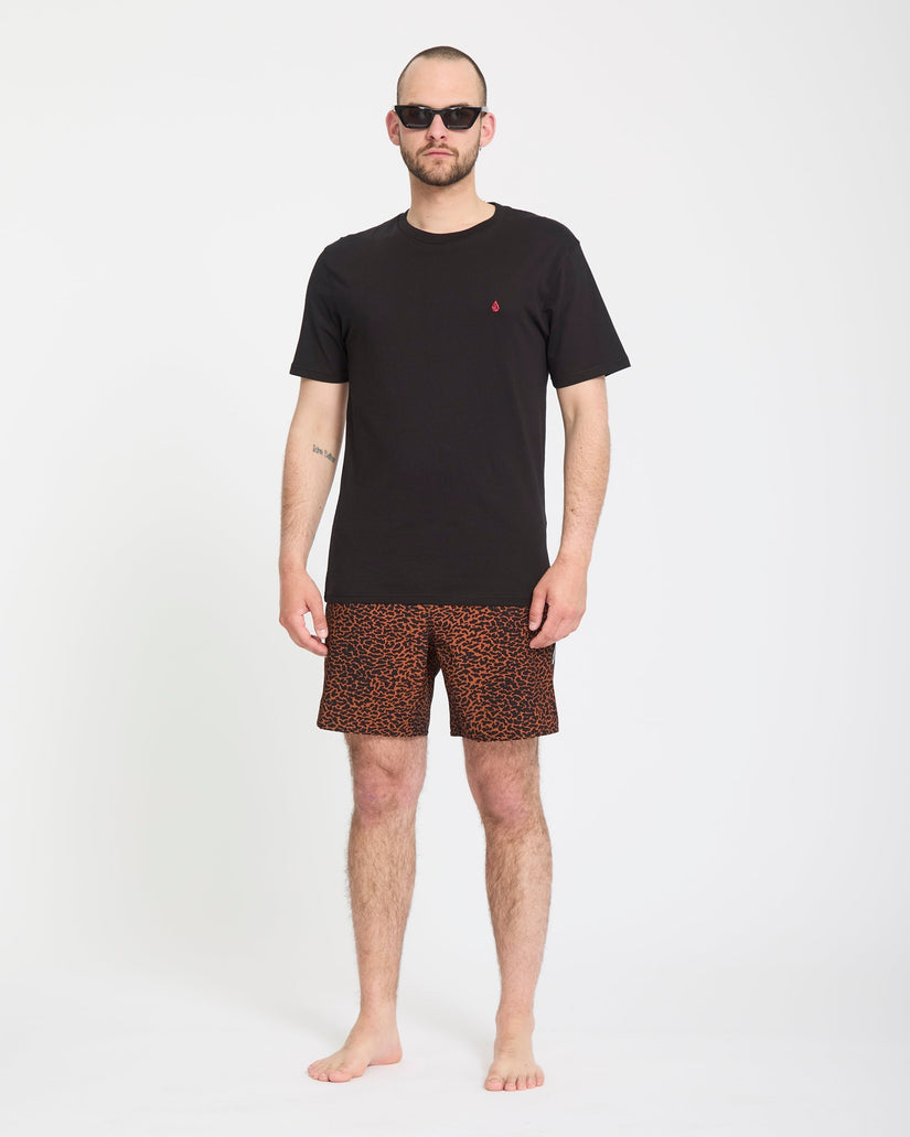Bañador Melange Trunk 17" - Brown Horn