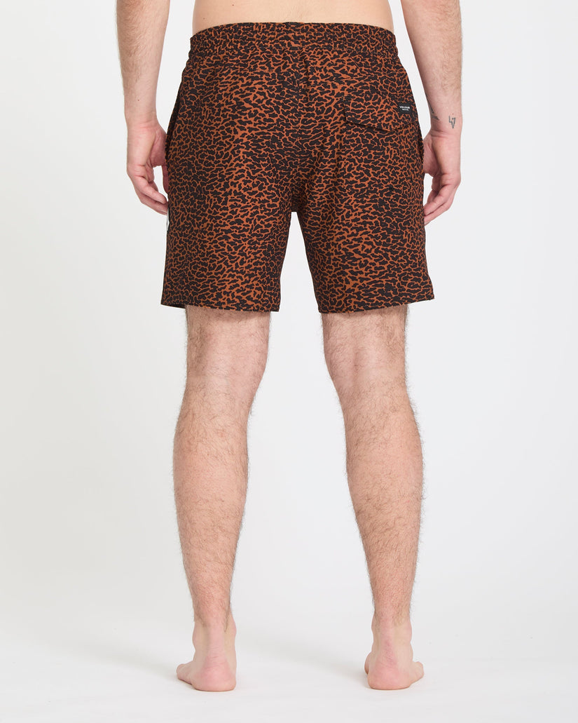 Bañador Melange Trunk 17" - Brown Horn