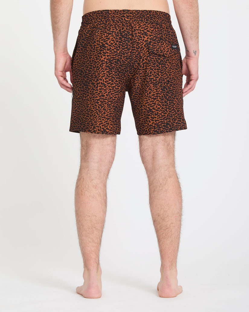 Bañador Melange Trunk 17" - Brown Horn