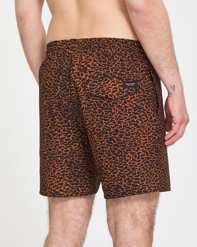 Bañador Melange Trunk 17" - Brown Horn