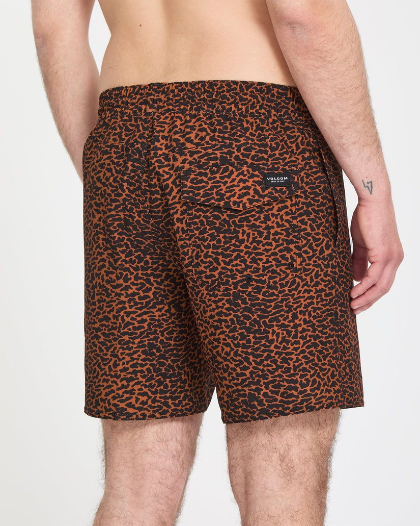 Bañador Melange Trunk 17" - Brown Horn