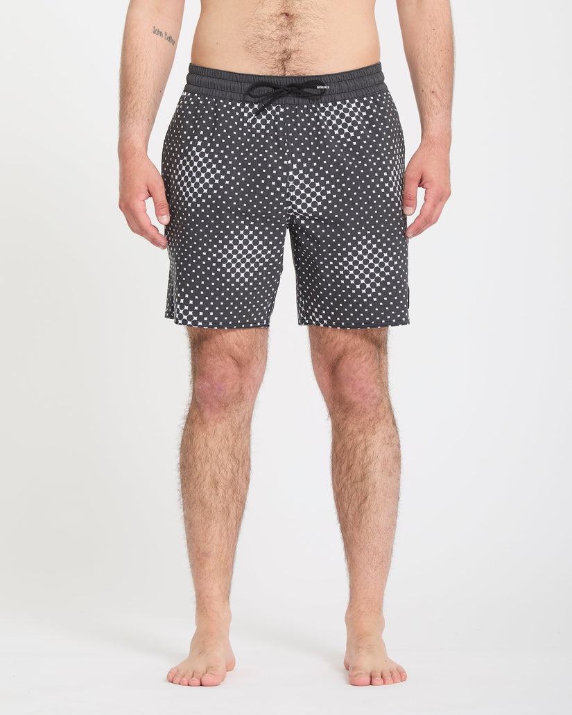 Bañador Psyche Cotton Trunk 17" - Matte Black