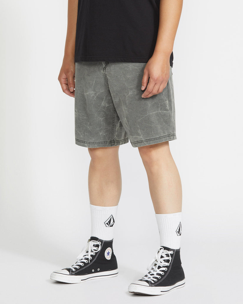 Pantalón corto híbrido Stone Faded 19" - STEALTH