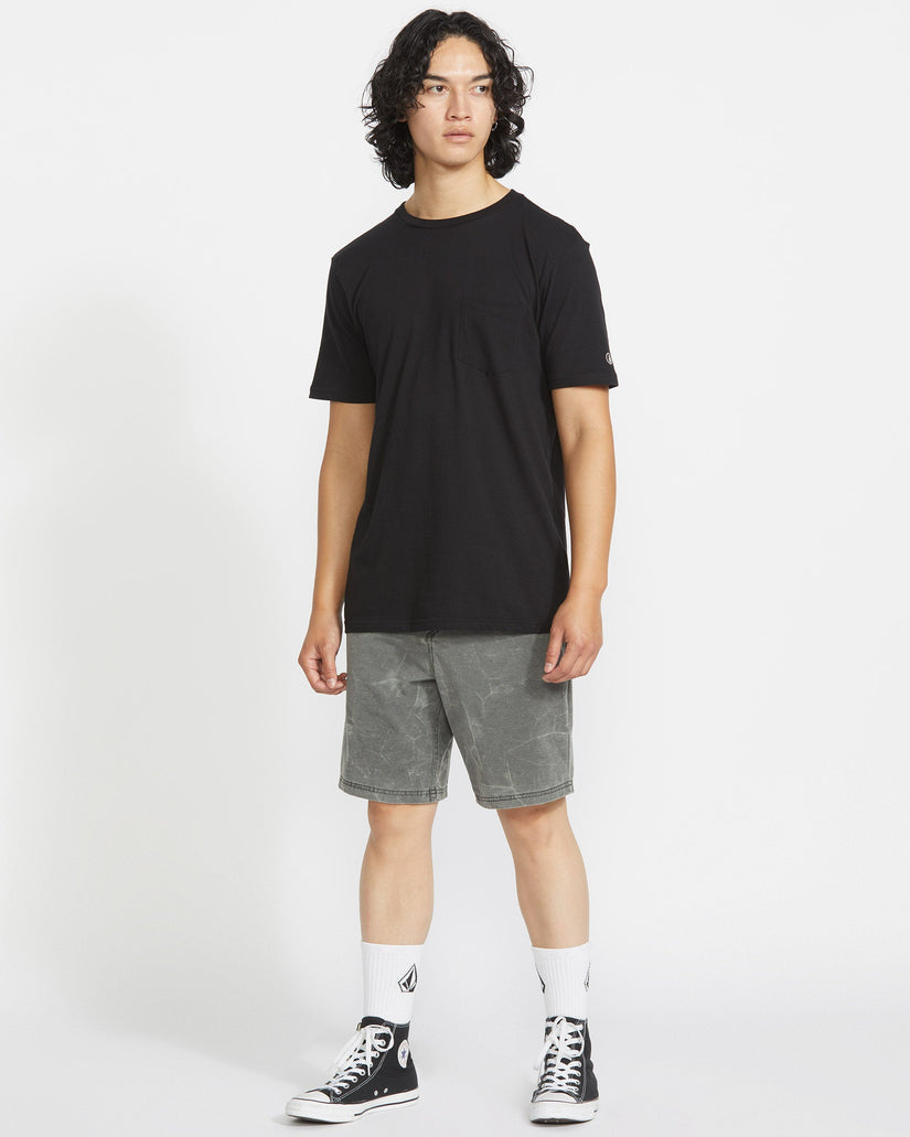 Pantalón corto híbrido Stone Faded 19" - STEALTH