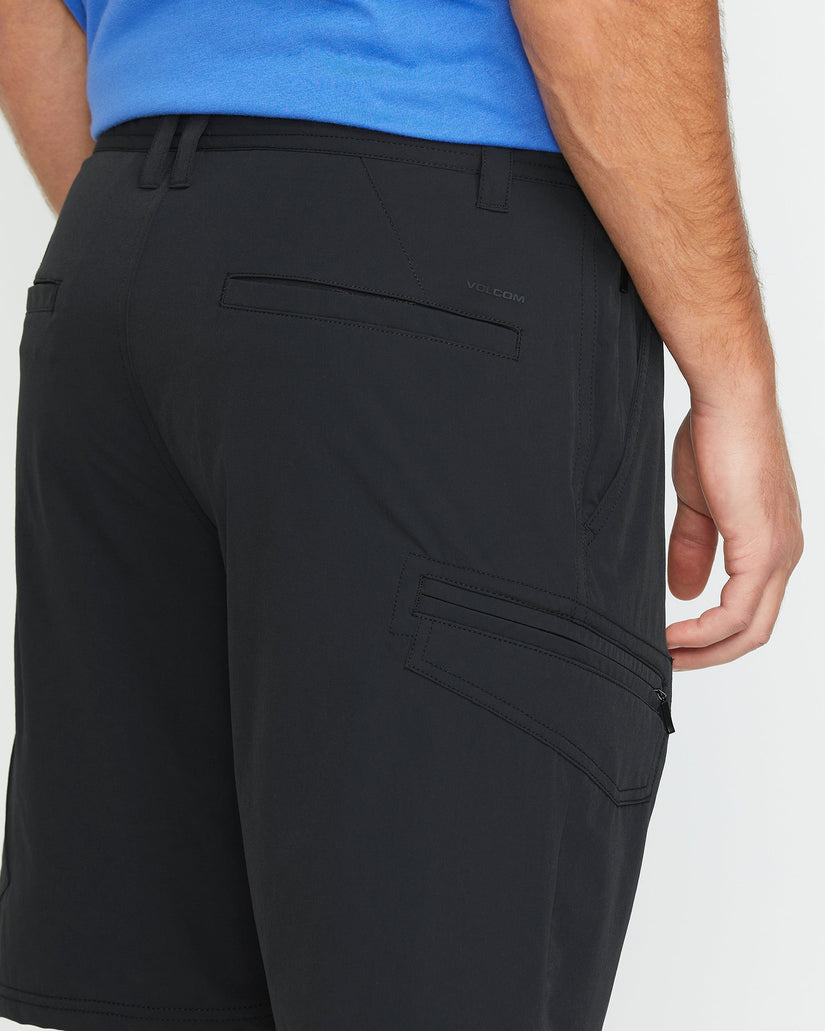 Pantalón corto híbrido Cashed In Cargo 20" - Black