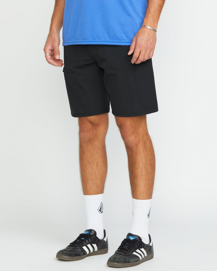 Pantalón corto híbrido Cashed In Cargo 20" - Black