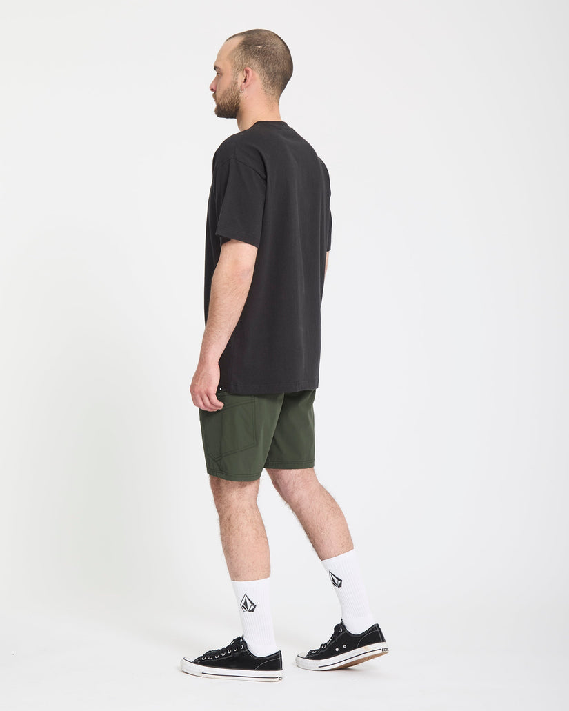 Pantalón corto híbrido Cashed In Cargo 20" - Squadron Green