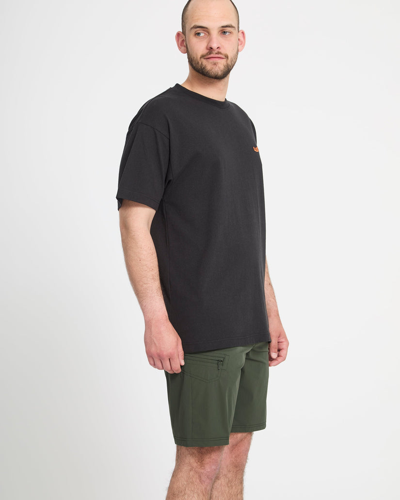 Pantalón corto híbrido Cashed In Cargo 20" - Squadron Green