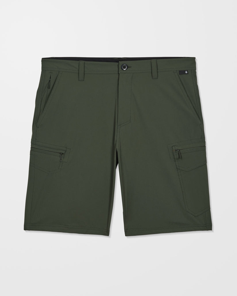 Pantalón corto híbrido Cashed In Cargo 20" - Squadron Green