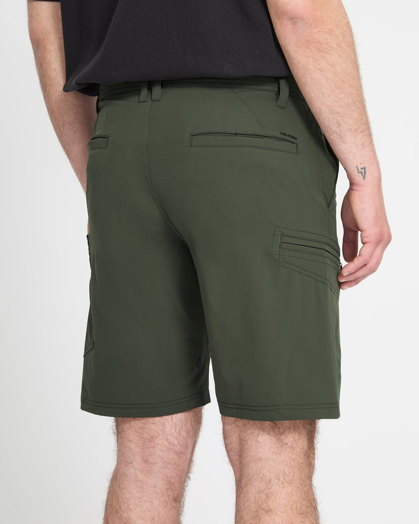 Pantalón corto híbrido Cashed In Cargo 20" - Squadron Green