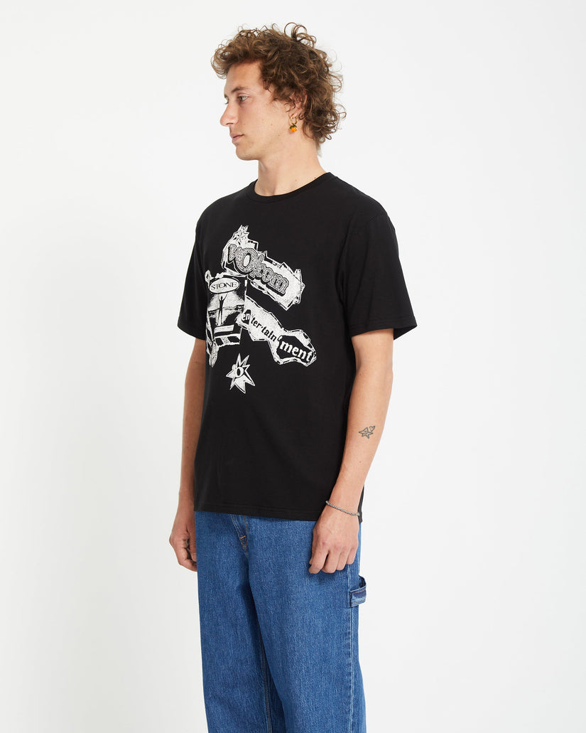 Camiseta V Ent - BLACK