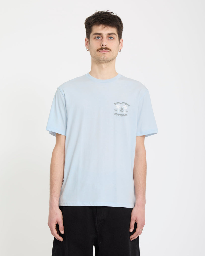 Camiseta 91 Palm - Light Blue Acid