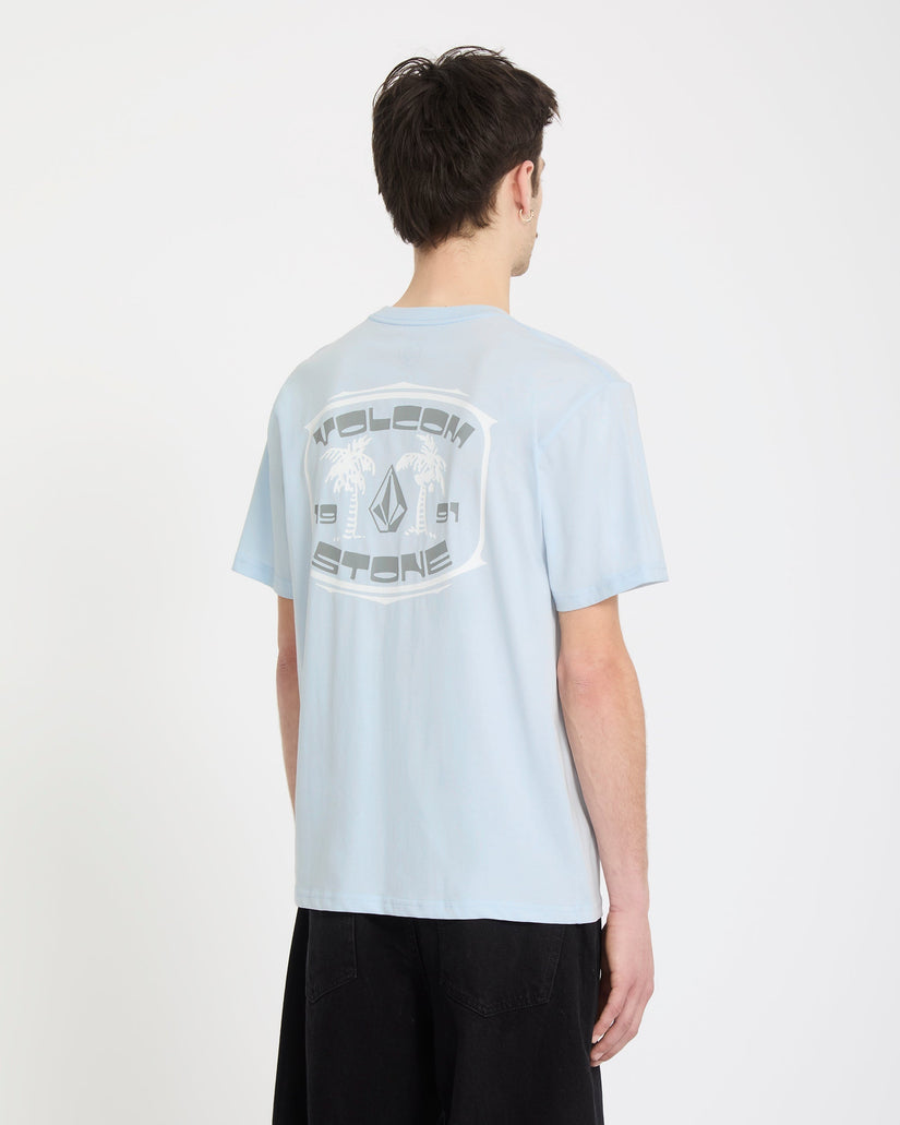 Camiseta 91 Palm - Light Blue Acid