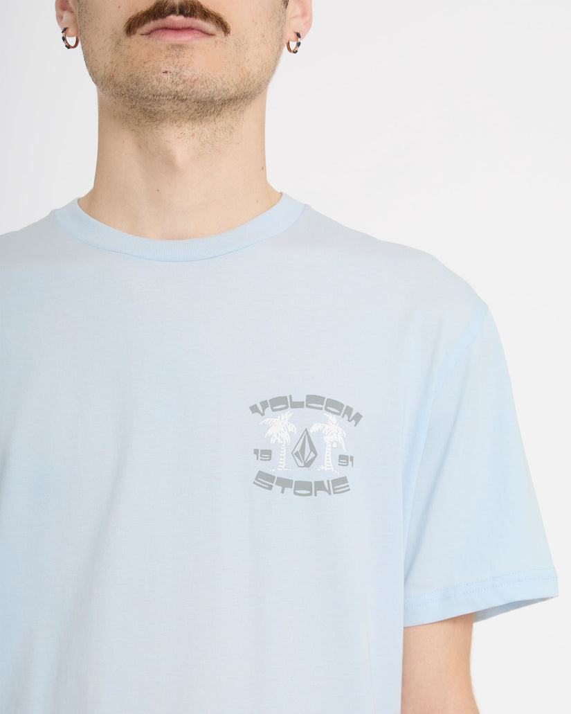 Camiseta 91 Palm - Light Blue Acid