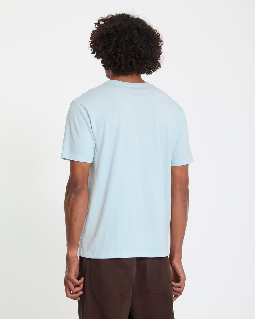 Camiseta Stone Blanks - Light Blue Acid