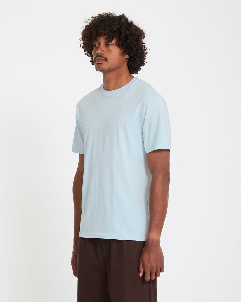 Camiseta Stone Blanks - Light Blue Acid
