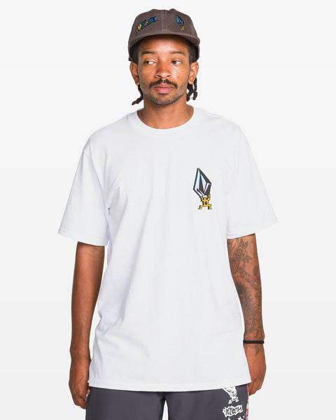 Star Shields Exp T-Shirt - White - Men - Volcom EU – Volcom España