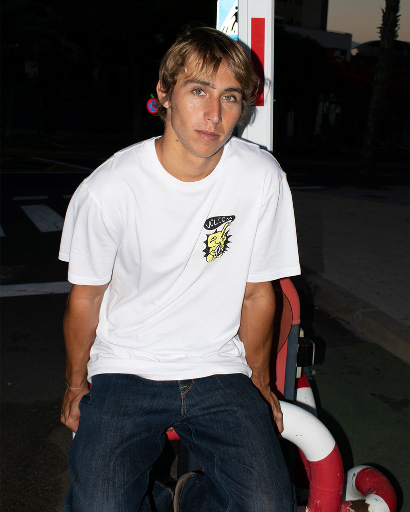 Camiseta Santi Stoned - White