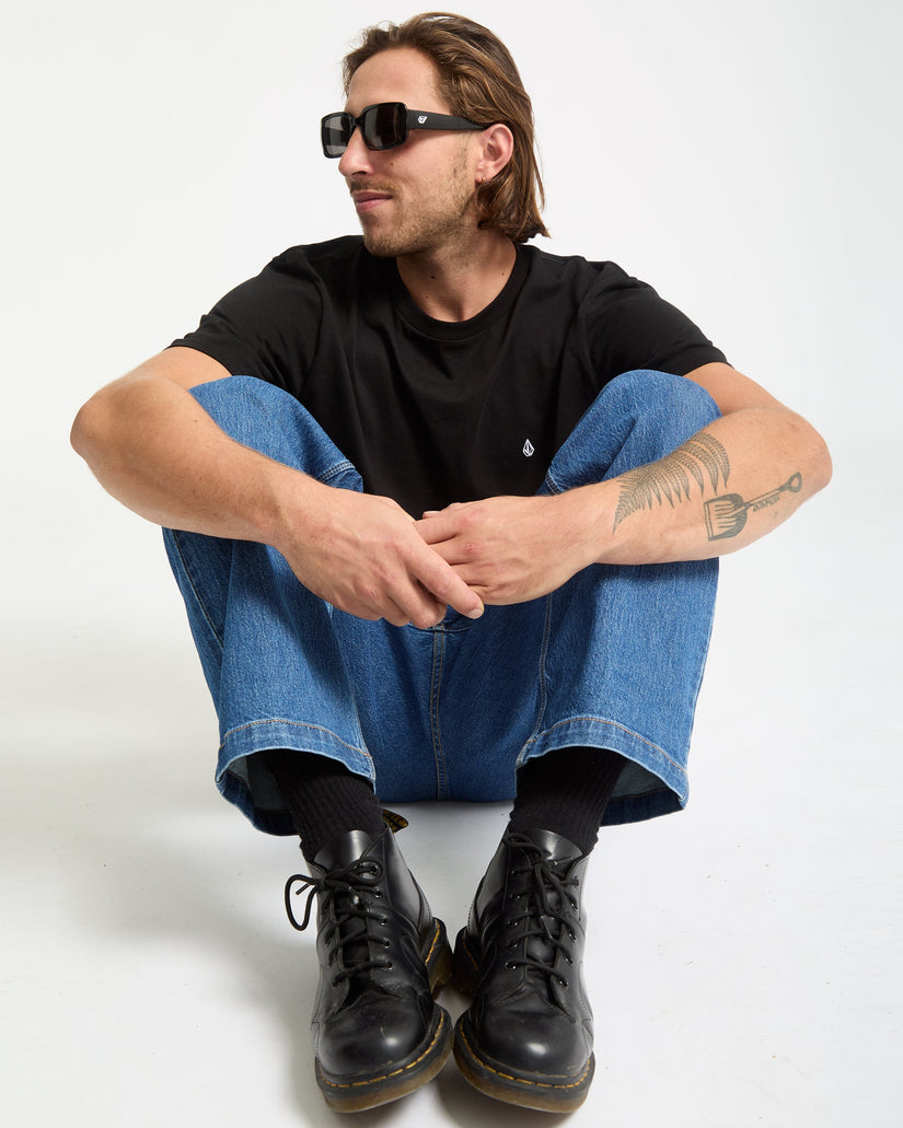 Camiseta Stone Blanks - Black