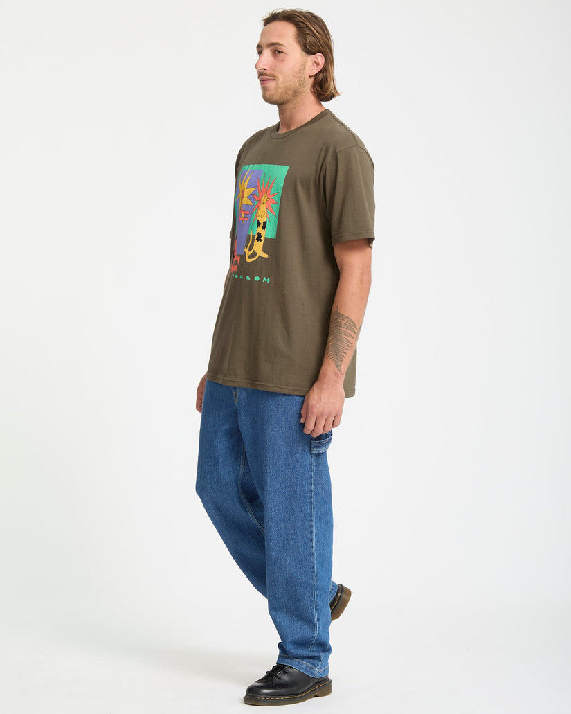 Camiseta Longo Cats - Sage Leaf