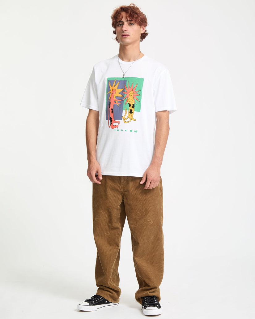 Camiseta Longo Cats - White