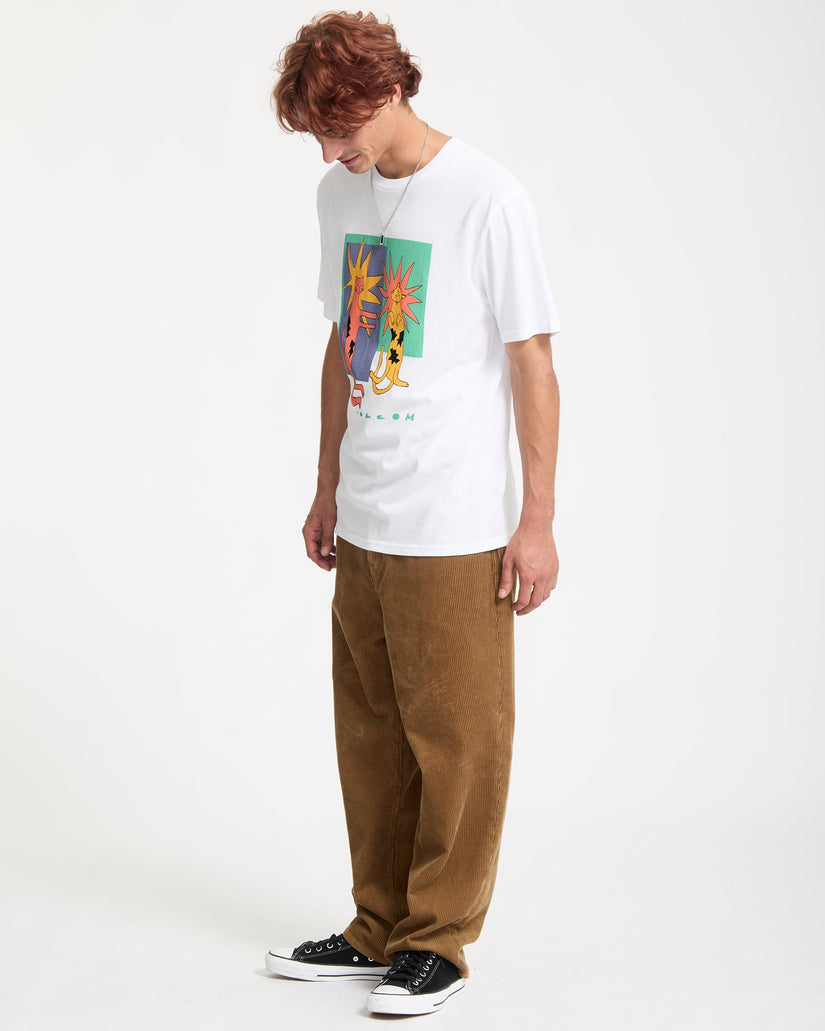 Camiseta Longo Cats - White